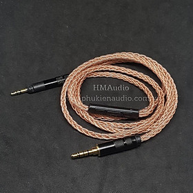 Mua Dây tai nghe đồng OFC 1.0mm tết 8 - Connector Sens HD598 ATH M50X