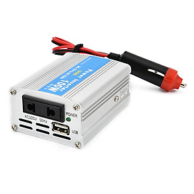 Bộ Chuyển Đổi Thông Số 100W DC 12V Sang AC 220 Với Cổng USB