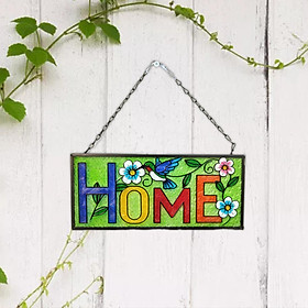 Welcome Hanging Signs Wall Hanging Plaque Door Wall Decor for Garden Home Bar