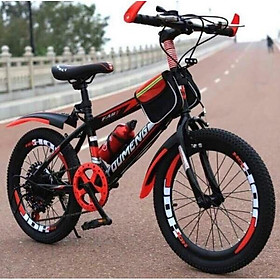 Hình ảnh Xe đạp thể thao địa hình 24 inch cho bé từ 12 tuổi ( xe đủ bộ phụ kiện gacbaga, bình nước, túi đồ )