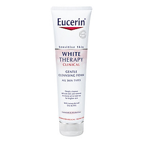 Sữa Rửa Mặt Tạo Bọt Trắng Da Eucerin White Therapy Clinical Gentle Cleansing Foam (150g)
