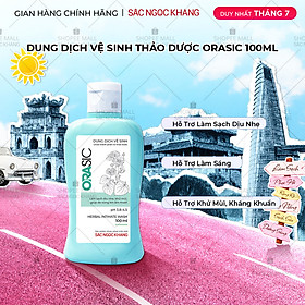 Dung dịch vệ sinh Orasic (100ml) kháng khuẩn thiên nhiên