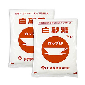 COMBO 2 gói Đường cát trắng Nissin Cup 1kg Nhật Bản