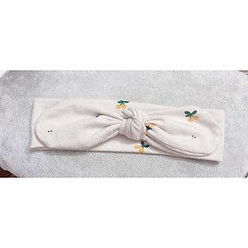 Turban nơ họa tiết xinh xắn cho bé