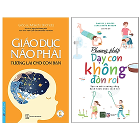 Hình ảnh Combo 2 Cuốn Sách Nuôi Dạy Con Dành Cho Các Mẹ: Phương Pháp Dạy Con Không Đòn Roi + Giáo Dục Não Phải - Tương Lai Cho Con Bạn (Tái Bản) / Sách Làm Cha Mẹ - Tặng Kèm Poster An Toàn Cho Con Yêu