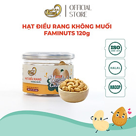 [Hạt Điều Rang Không Muối A+] Hạt Điều Rang Không Muối, Hạt Điều Rang Không Muối A Cồ, Hạt Điều Rang Không Muối Size A+ 400 Hạt/ 1 Kg - Hũ Nắp Nhôm 120g - Hạt Dinh Dưỡng Cao Cấp FAMINUTS