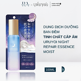 Dung dịch dưỡng ban đêm - Tinh chất cấp ẩm URUYOI Night Repair Essence Moist