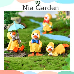 Mua Mô hình tiểu cảnh  vịt mini trang trí vườn chậu cây - N5