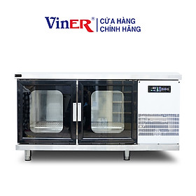 Mua  HÀNG CHÍNH HÃNG  Tủ bàn lạnh 1m5 cánh kính Viner