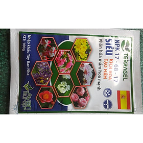 SIÊU KÍCH HOA, TẠO MẦM NPK 17-68-17 100g