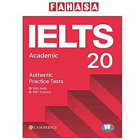 Sách - Cambridge IELTS 20 - Academic - With Audio + Answers (Savina)