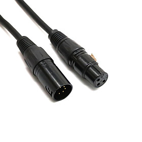 6-10pack 5-Pin Male to 3-Pin Female XLR Turnaround DMX Adapter Cable