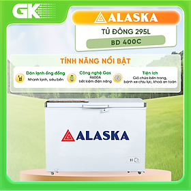 Tủ Đông Alaska BD-400C (295L) - Hàng chính hãng