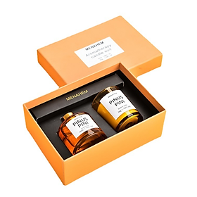 Mua Set nến thờm và tinh dầu hoa Oải Hương Lavender (Hộp quà tặng)