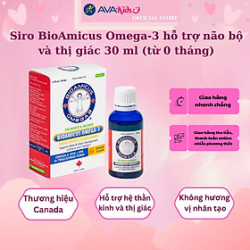 Siro BioAmicus Omega-3 hỗ trợ não bộ và thị giác 30 ml (từ 0 tháng)