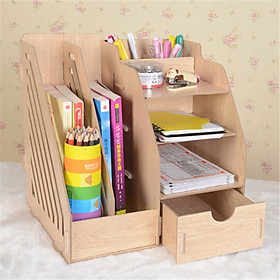 Mua Kệ gỗ để bàn đựng tài liệu sách vở đồ dùng HB-KG01