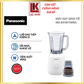 Mua Máy xay sinh tố Panasonic MX-EX1011WRA (2 cối) - Công suất 450W - 1L - Lưỡi dao thép không gỉ - Cối nhựa kháng vỡ - Hàng chính hãng - Bảo hành 12 tháng  Chất lượng Nhật Bản