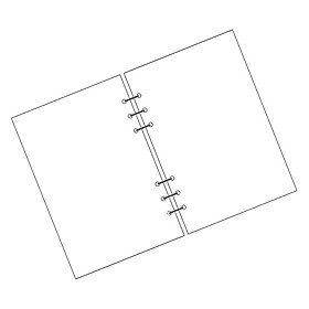 Loose-Leaf Paper Notebook Refills Inside The Notebook Notepad Core A5/A6/A7
