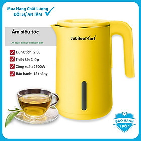 Mua Ấm Siêu Tốc Đun Nước Cao Cấp 2.3L (Vàng) - Ấm Đun Nước Tự Ngắt  Bền Bỉ Sang Trọng - BH 12T