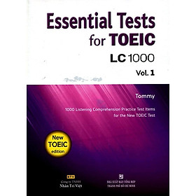 Sách - Essential Test For TOEIC LC 1000 Vol 1 (Kèm CD) - Nhân Trí Việt