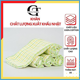 Mua Khăn lau hai mặt đa năng 100% Cotton 27*42cm An toàn HÀNG XUẤT NHẬT