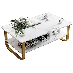 Mua Bàn Trà SOFA giả vân đá Cẩm Thạch  Chân Sắt Tĩnh Điện KT 100 x 60 x 41