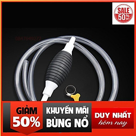 Dụng cụ bơm hút rượu xăng dầu chất lỏng bóp tay - ống hút xăng dầu chất lỏng bóp tay, dụng để hút RƯỢU, NƯỚC BỂ CÁ