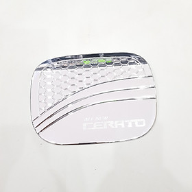 Ốp nắp bình xăng dành cho xe KIA Cerato 2019 mạ Crom