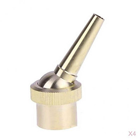4 Pieces Brass Straight  Fountain Water Nozzle Sprinkler Spray Head DN20