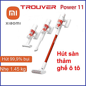 Mua Máy hút bụi cầm tay không dây Xiaomi TROUVER POWER 11 Công suất 400W  Lực hút 20kPa  Pin 2500 mAh  màn hình LCD - Hàng chính hãng
