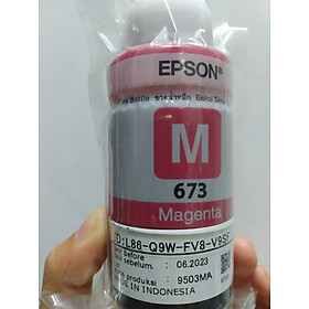 Mực Epson 673 màu đỏ dành cho máy Epson L805 / L850 / L1800 / L810 / L800