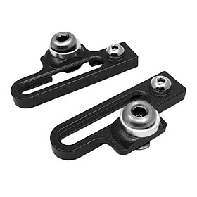 Cycle Brakes Blocks Lightweight C Shaped Extension Set for Bike Black