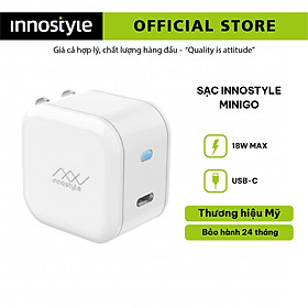 Mua SẠC NHANH INNOSTYLE USB-C PD 18W MINIGO WHITE – IC18PD - HÀNG CHÍNH HÃNG