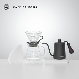 Bộ combo Gift Set pha cà phê V60 02 phổ thông CAFEDE KONA