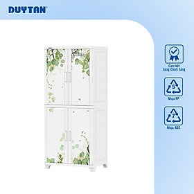 Mua Tủ nhựa Duy Tân Wing 4C  4 ngăn cửa treo quần áo tiện dụng