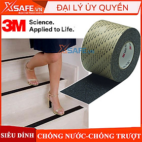 Băng keo chống trơn trượt 3M SW610, băng dính nhám siêu dính chống trơn trợt sàn nhà, cầu thang, nhà tắm, đế giày