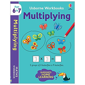 Hình ảnh Usborne Workbooks Multiplying 6 - 7