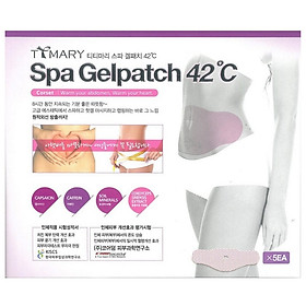 Hộp 5 Miếng dán tan mỡ bụng Spa Gelpatch 42°C - Hàn Quốc