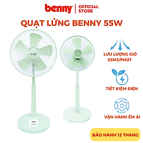 Mua Quạt Lửng Benny BF-45SL  Màu Xanh  55W  16 inch  5 cánh  chạy êm ru - Hàng chính hãng