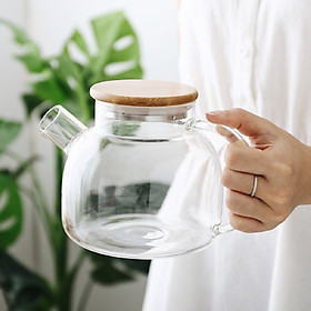 Mua Ấm đun nước bằng thủy tinh kiểu nhật chịu nhiệt tốt-không kèm cốc
