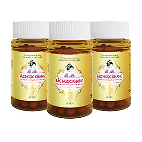 Combo 3 Hộp Sắc Ngọc Khang Vi tảo lục làm mờ sạm nám hiệu quả