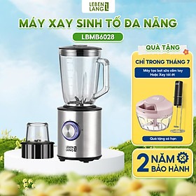 Mua Máy xay sinh tố LEBENLANG gồm 2 cối xay tích hợp bình chứa dung tích 1 5l  công suất 800W  model LBMB6028 - hàng chính hãng
