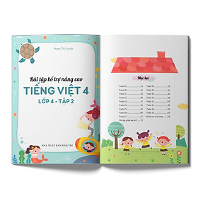  Combo Bài tập bổ trợ nâng cao Tiếng Việt lớp 4 - Phân loại lẻ/combo