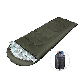 Single Waterproof Sleeping Bag Comfortable Mat Thermal Lightweight, Envelope Camping Sleeping Bag for Kids Adult Hiking Backpacking Outdoor