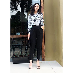 Quần Baggy Tây Nữ Cúc Bọc 095 Big Size 40-80kg 