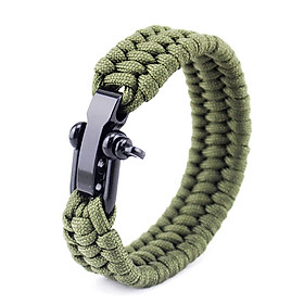 Wristband Survival Camping Bracelet Durable Steel Buckle Outdoor Tool Lines Hand Ring