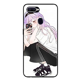 Ốp Lưng in cho Realme 2 Mẫu Nàng Cá Tính Áo Trắng - Hàng Chính Hãng