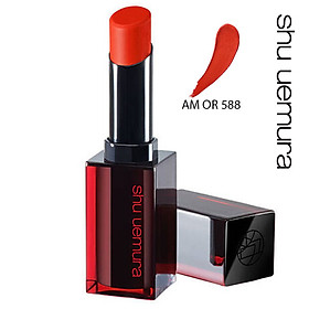 Son Shu Uemura Rouge Unlimited Amplified Matte AM OR 588 Màu Đỏ Cam Cháy (Chất Son Lì Có Dưỡng)