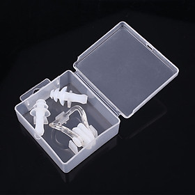 Waterproof Earplug Silicone Swimming Nose Clip Earplugs