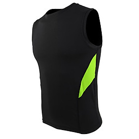 Quick Dry Gym Sleeveess Compression Shirt Sports Top T-shirt